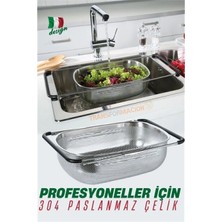 MiraLive Transformacion Lavabo Süzgeci Ayarlanabilir Kevgir 304 Paslanmaz Çelik 721523