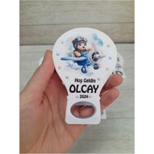 Lecatte 20 Adet Balon Magnet Açacak Mavi Ayıcık Temalı, Doğum Günü, Sünnet, Nişan, Söz, Düğün Hediyelik