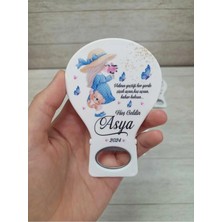 Lecatte 20 Adet Balon Magnet Açacak Yeni Doğan, Doğum Günü, Sünnet, Nişan, Söz, Mavi Şapkalı Kız
