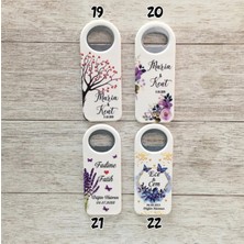Lecatte 20 Adet Uzun Açacak Magnet Düğün Hediyelik Söz Hediyelik Nişan Hediyelik