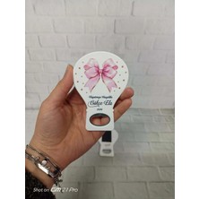 Lecatte 20 Adet Balon Pembe Fiyonk Magnet Açacak Yeni Doğan, Doğum Günü, Sünnet, Nişan, Hediyelik
