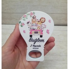 Lecatte 20 Adet Balon Açacak Magnet Kız Bebek Safari Konsepti