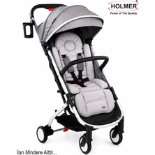 Holmer Deluxe Organik Pamuklu Ortapedik Bel Destekli Bebek Arabası Minderi