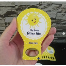 Lecatte 20 Adet Balon Magnet Açacak Yeni Doğan, Doğum Günü, Sünnet, Nişan, Söz, Güneş Modeli