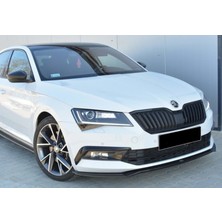 Tuning Vadisi Superb Ön Lip Mk3 V2 Model Parlak Siyah / 2015 2016 2017 2018
