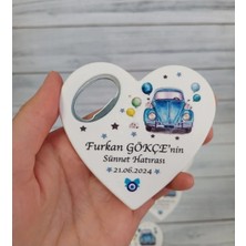 Lecatte 20 Adet Kalp Açacak Magnet Mavi Vosvos Sünnet Temalı
