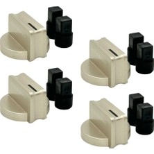 İcanpares Ocak Düğme Takımı Universal – 4’lü Gold (Çift Adaptörlü)
