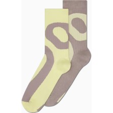 On Liquid Logo Sock High 2p Unisex Çorap