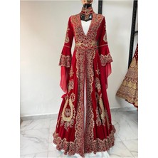 Aashiv's Collection Kına Elbisesi Bindallı Kaftan