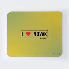 I Love Novak Mousepad