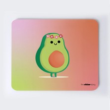 Çiçekli Avokado Mousepad