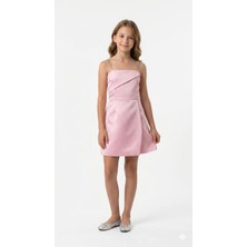 Kanilla Abiye Elbise 10-15 Yaş Pembe