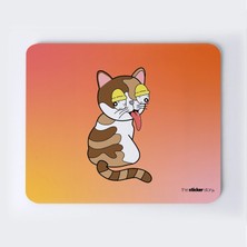 Kafası Gitmiş Kedi Mousepad