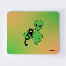 Uzaylı ve Kedi Mousepad