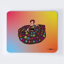 Flamenk Dansçı Kadın Mousepad