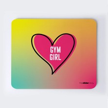 Kalpli Sporcu Kız Mousepad