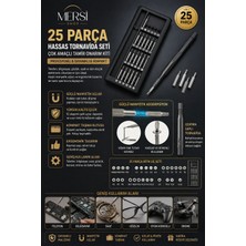 Mersi Shop 25 Parça Hassas Tornavida Seti Çok Amaçlı Tamir Onarım Kiti