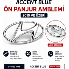 Artek Hyundai Accent Blue Uyumlu Ön Panjur Amblemi 2010 ve Üzeri
