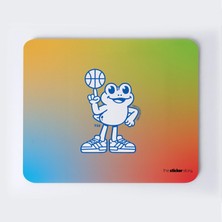 Basketbolcu Kurbağa Mousepad
