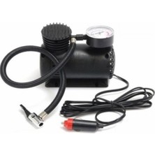 Niken Mini Oto Araç Hava Kompresörü 12V Siyah Plastik Gövdeli 250 PSI Kompakt Tasarım
