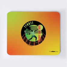 Retro Tenis Fransa Mousepad