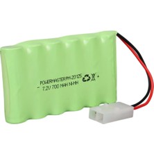Powermaster PM-20125 7.2 Volt 700 Mah Nı-Mh 2 Pin Tamiya Soketli 6'lı Oyuncak Araba Pili