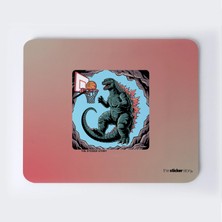Godzilla ve Basket Potası Mousepad