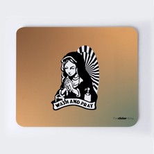 Yıka ve Dua Et Rahibe Mousepad