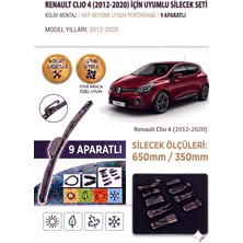 AutoBase Renault Clio 4 Ön Cam Silecek Takımı 2012-2020