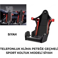 Tak Kolay Telefonluk Klima Peteğe Geçmeli Sport Koltuk Modeli Siyah
