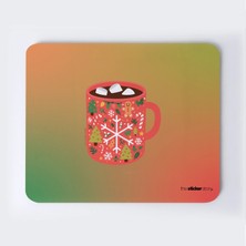 Sıcak Çikolatalı Kupa Yılbaşı Mousepad