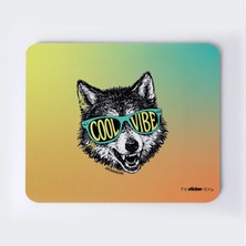 Mutlu ve Havalı Kurt Mousepad