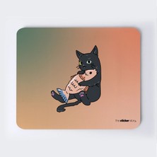 Balığımı Bırakmam Kedi Mousepad