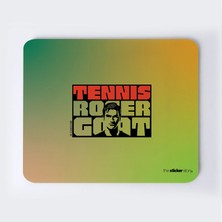 Tennis Roger Goat Mousepad