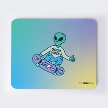 Kaykaycı Uzaylı Mousepad