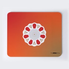 Turkish Çay Tabağı Kırmızı Mousepad