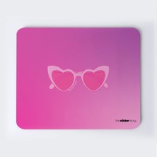 Havalı Kalp Gözlük Mousepad