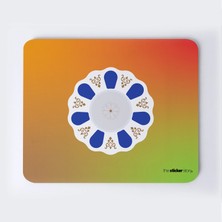 Turkish Çay Tabağı Mavi Mousepad