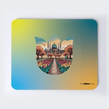 Mosque And Tulips Mousepad