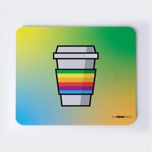Renkli Kahve Bardağı Mousepad