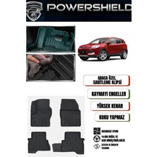 POWERSHIELD Ford Kuga 2012-2019 Uyumlu Araca Özel Premium 5D Havuzlu Oto Paspas Takımı