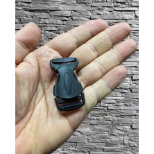 Flea Market 10 Adet Plastik Çanta Tokası Kilitli Plastik Toka ( 2 Cm)