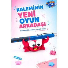 Dıymax Sevimli Yengeç Kalem Fırça Tutucu 🦀 |  Masa Aksesuarı | Ofis & Öğrenci Hediyesi | Dekor Süs