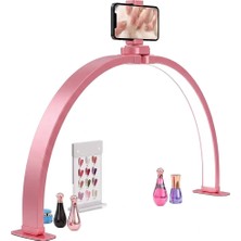Trled F-700A 70CM Pembe Katlanabilir Masaüstü Manikür ve Protez Tırnak Lambası