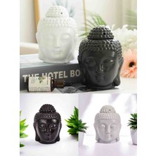 Wolawood El Yapımı Seramik Buda Buhurdanlık Tütsülük Meditasyon, Zen Dekoru, Duman Efektli Aromaterapi Tütsü Yakıcı, Dekoratif Masaüstü Hediyelik (1-Adet)