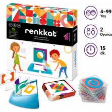 Zet Zeka RENKKAT (Tekli) Dikkat ve Zeka Oyunu 4+ Yaş 1 Oyuncu