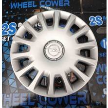 Yk 14 Inç Opel Astra / Corsa / Vectra / Meriva Uyumlu Jant Kapağı 4'lü Takım Amblem Hediyeli