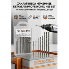 MiraLive Maximilian Voss Serisi | 10'lu Hss Titanyum Alaşım Mikro Matkap Ucu Seti 723036