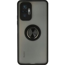 Easera Ticaret Mey Ithalat®   Redmi Note 10 Pro Kılıf Montreal Yüzüklü Silikon Kapak - Siyah