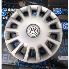 Yk 14 Inç Volkswagen Polo / Golf / Jetta / Bora Uyumlu Jant Kapağı 4'lü Takım Amblem Hediyeli